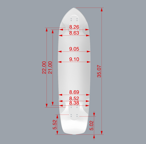 Pantheon - Lisa Peters Pro Model "Athena" 35.07" - Enjoy $80 off upon purchase of a board now or before!